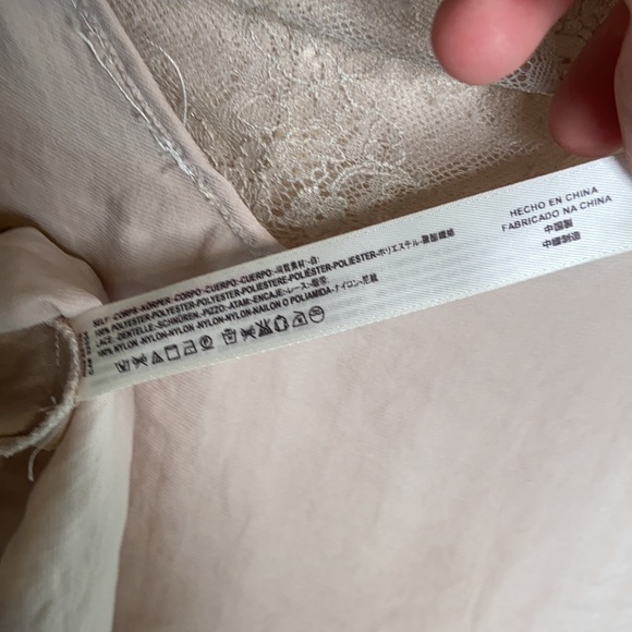 FREE PEOPLE DEEP V BANDEAU CAMISOLE ALABASTER SZ SMALL - Picture 9 of 9